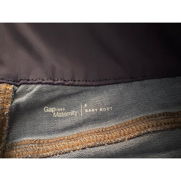GAP Maternity Bundle of 2 Baby Boot Bootcut Jeans Size 8 Like New - Picture 4 of 14